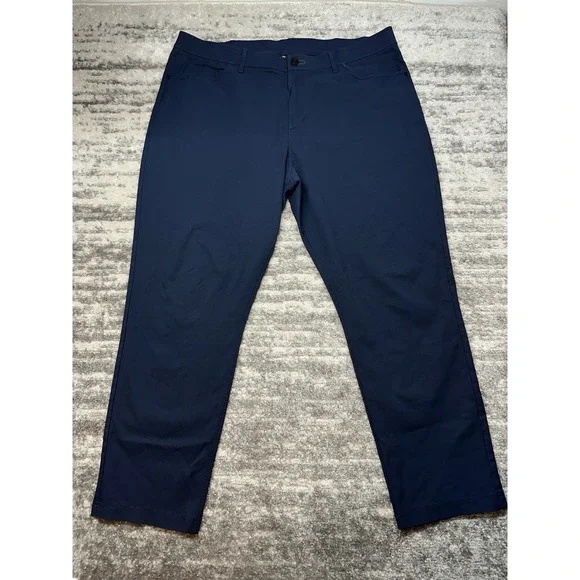 Public Rec Dealmaker Pants Mens 38x30 (38x28) Navy Chino Stretch 5 Pocket - Picture 2 of 8